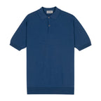 Extra Fine Merino Wool Textured Mens Polo Shirt