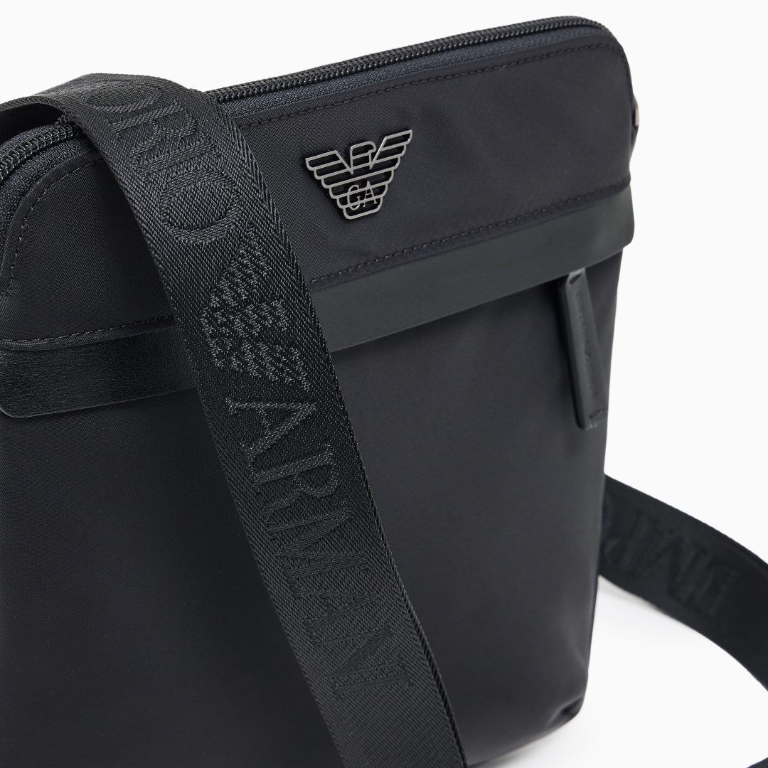 Nylon Flat Crossbody Bag EM001807 AF13454