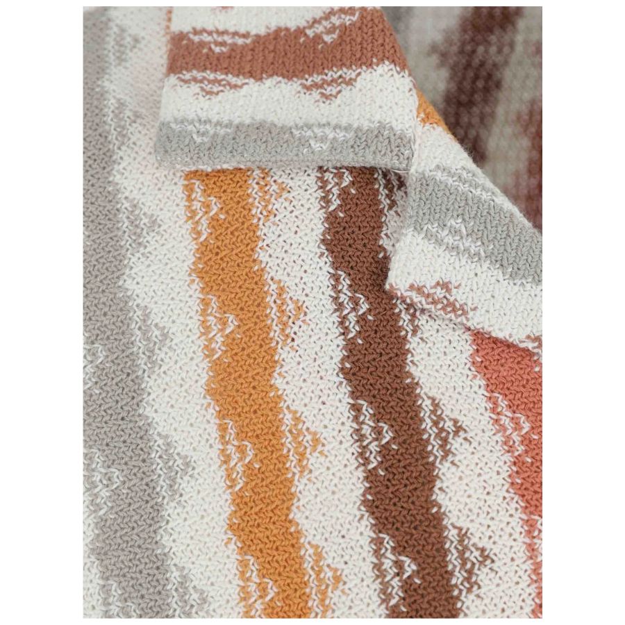 Textured Stripe Knitted Mens Shirt 60199/65100