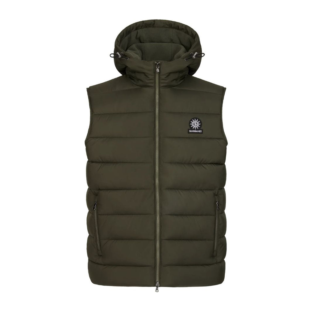 Frontier Hooded Mens Puffer Gilet M36