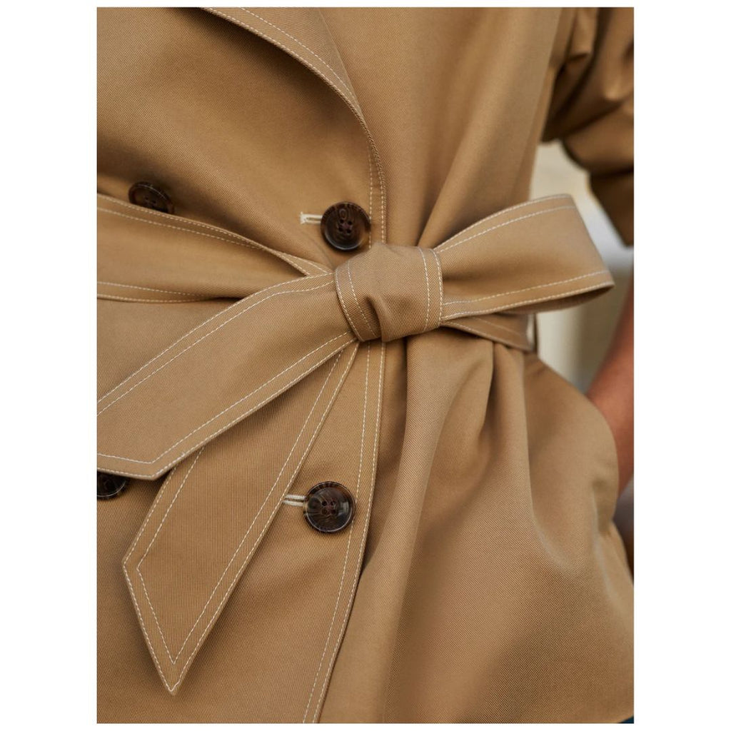 Maddox Womens Short Trench Coat VAR03329