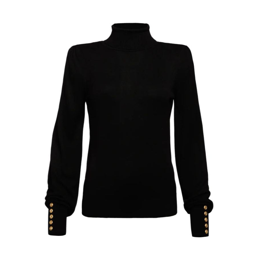 Structured Kelsie Roll Neck Knit