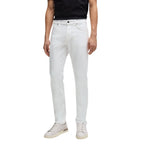 Slim-Fit Jeans In White Cashmere-Touch Denim-50514321