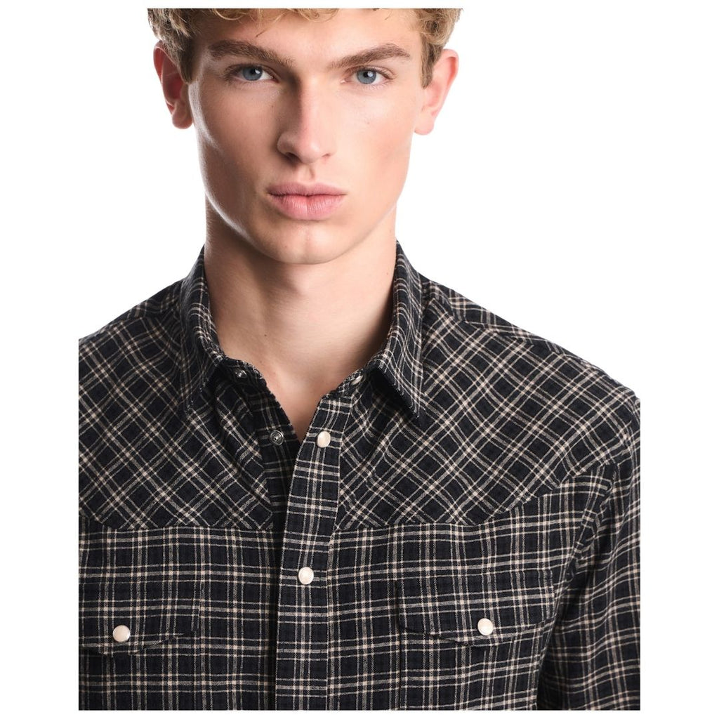 Long Sleeve Check Mens Shirt EM007369 TE23284