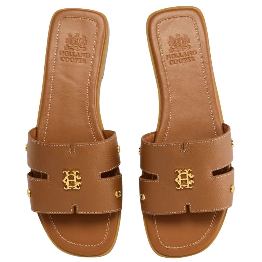 Heraldic Monogram Womens Slides
