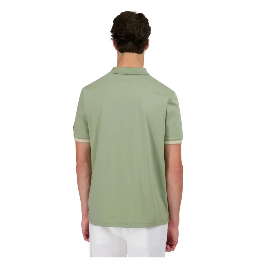 Silicone Zip Mens Polo Shirt MBP10
