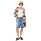 Bonito Linen Yarn Womens Belted Cardigan 2615341032600