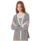 Nicchia Pinstripe Womens Cardigan 2615341012600