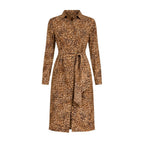 Dolman Silk Patterned Womens Midi Dress 2615221061600