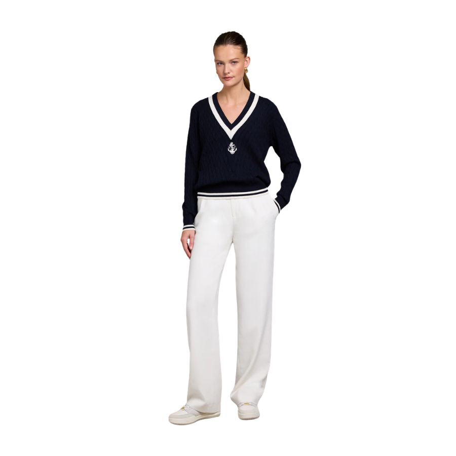 Melissa Womens V Neck Knit
