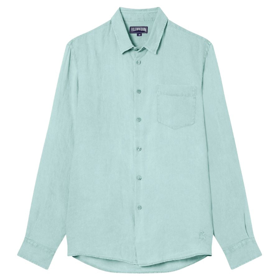 Caroubis Mens Linen Shirt CRSE3U01