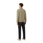 Mens Quarter Zip Cotton Fleece Sweatshirt 103001