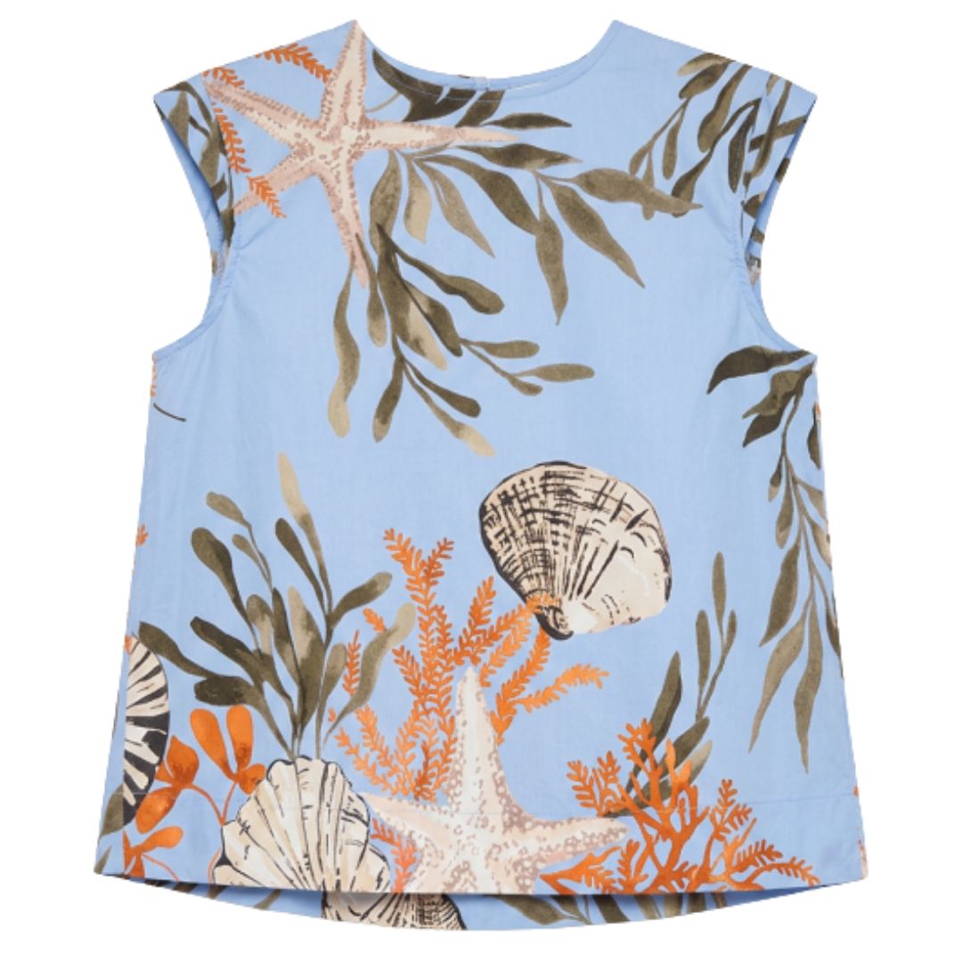 Affine Cotton Blend Womens Top 2613161102200