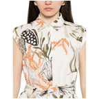 Padana Floral Stretch Cotton Womens Shirt Dress 2613221202200