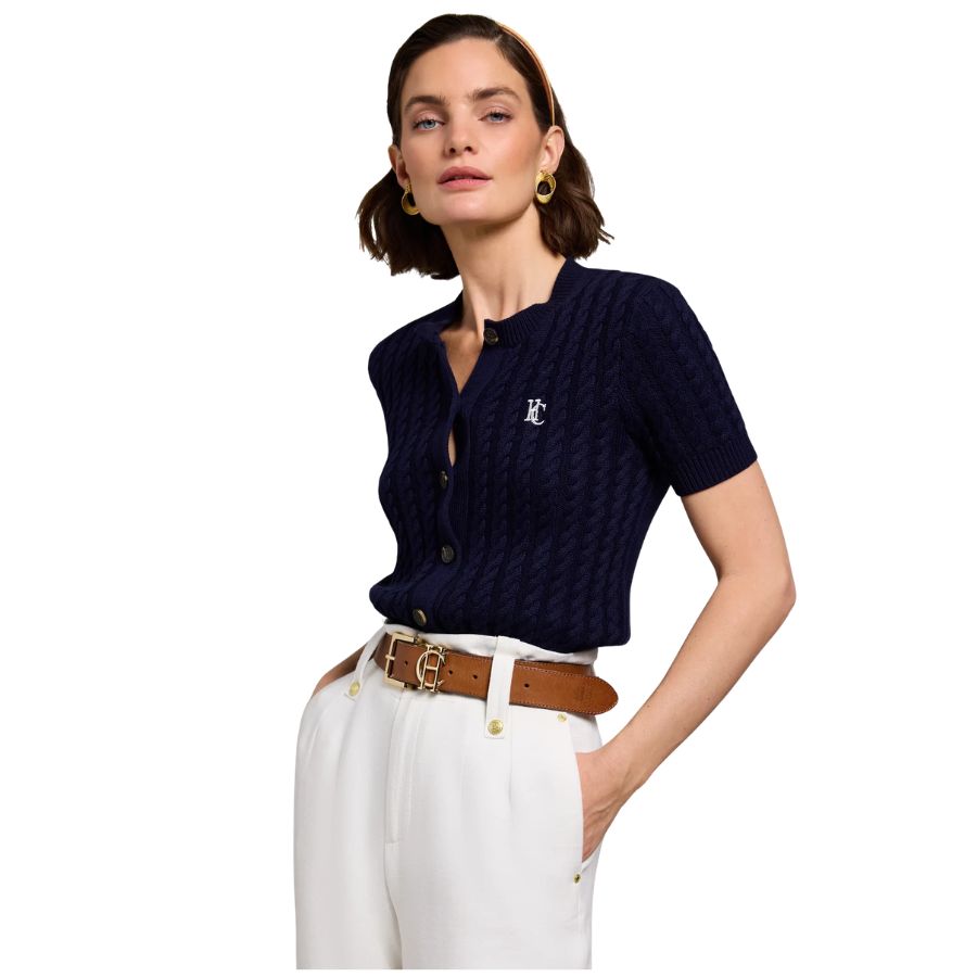 Cotswold Short Sleeve Womens Cardigan