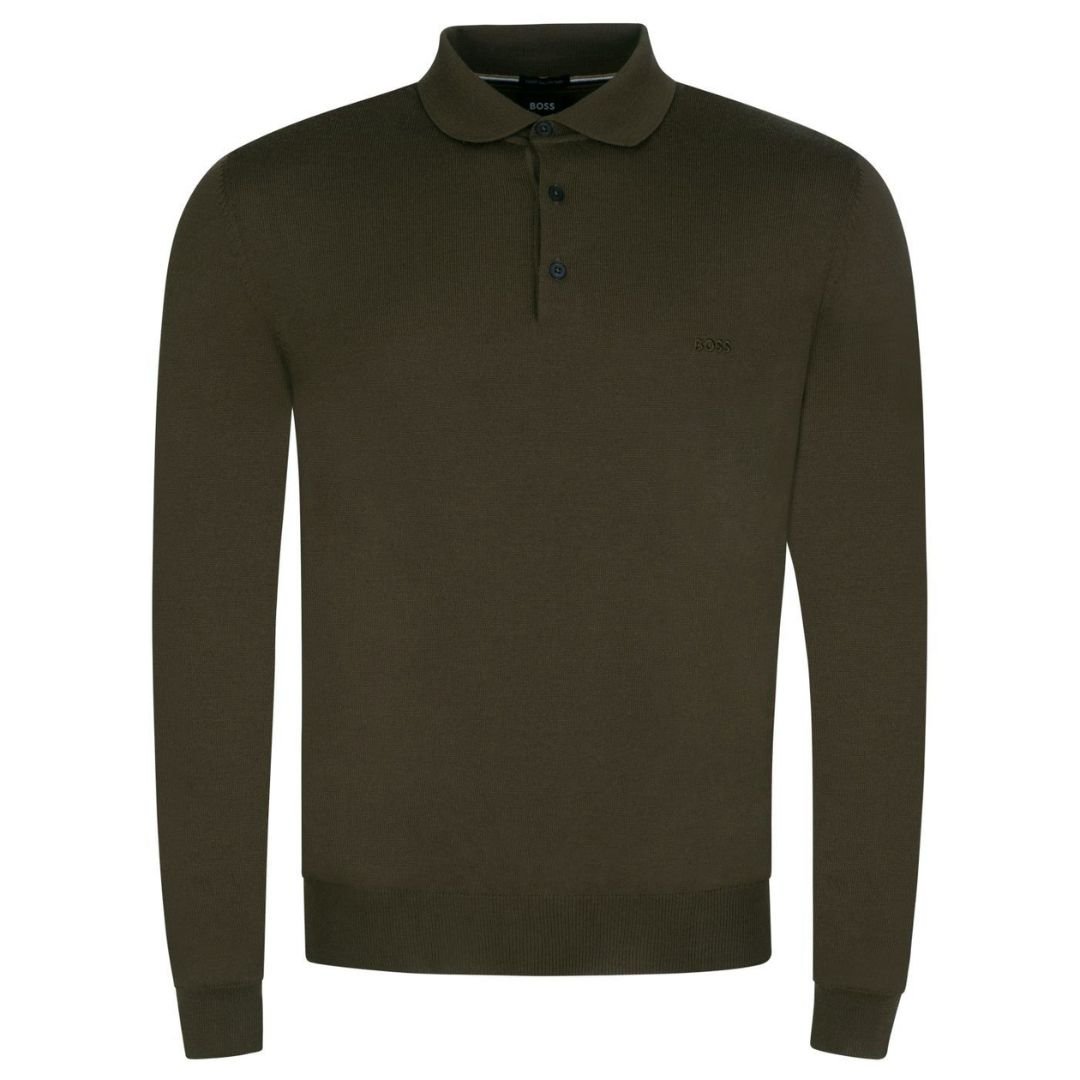 Bono-L Knitted Long Sleeve Polo Jumper