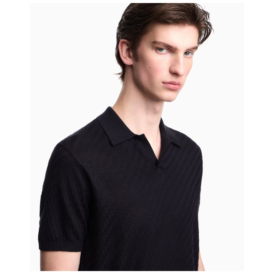 Short Sleeve Polo Collar Jumper EM004307 AF24573