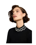 Crystal High Neck Knit