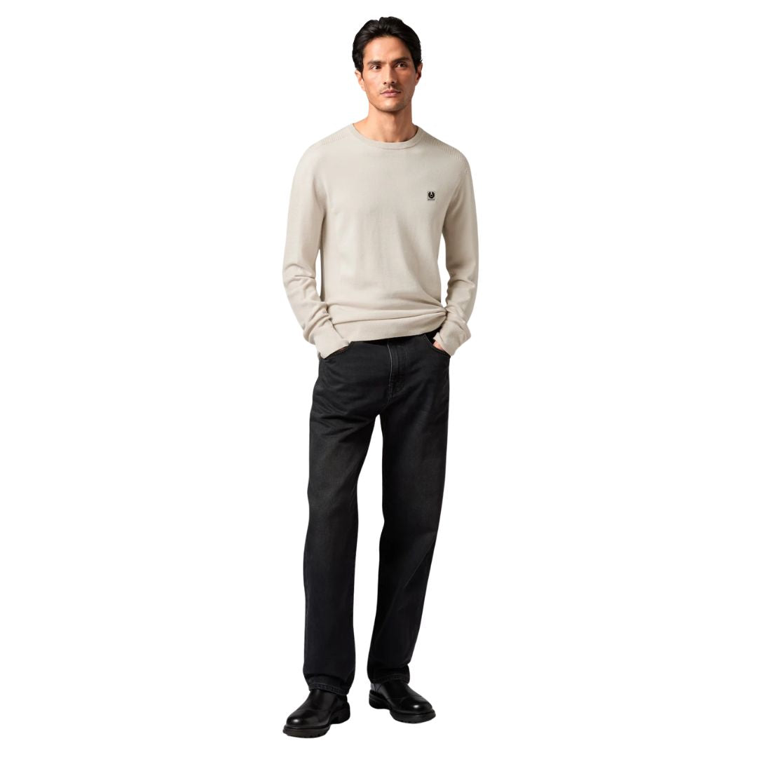 Golden Merino Mens Crew Neck Jumper 106454