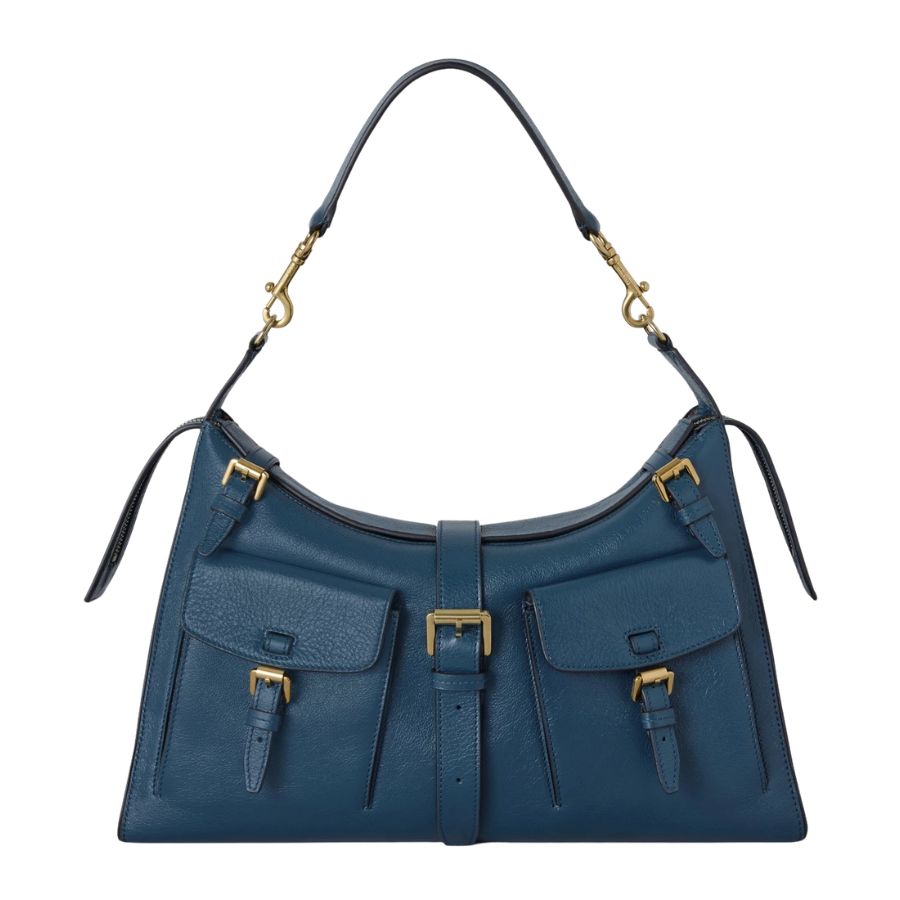 Roxanne Shoulder High Shine Leather Handbag HH0145/748