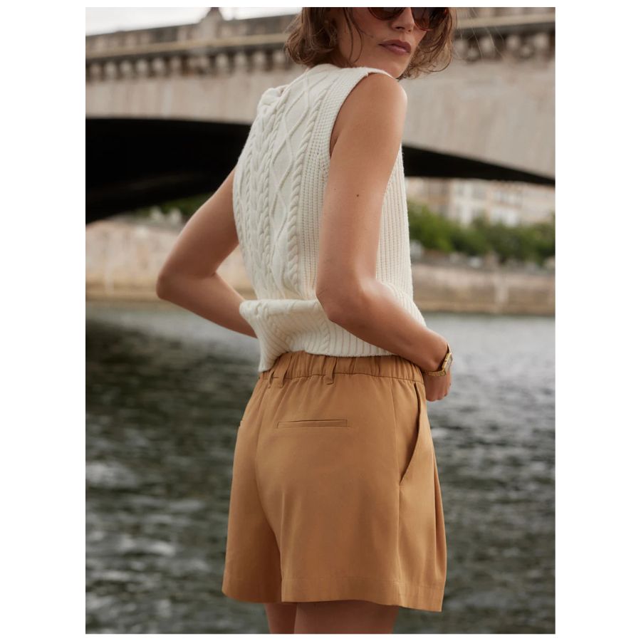Tatyana Cable Knit Womens Vest VAR03187
