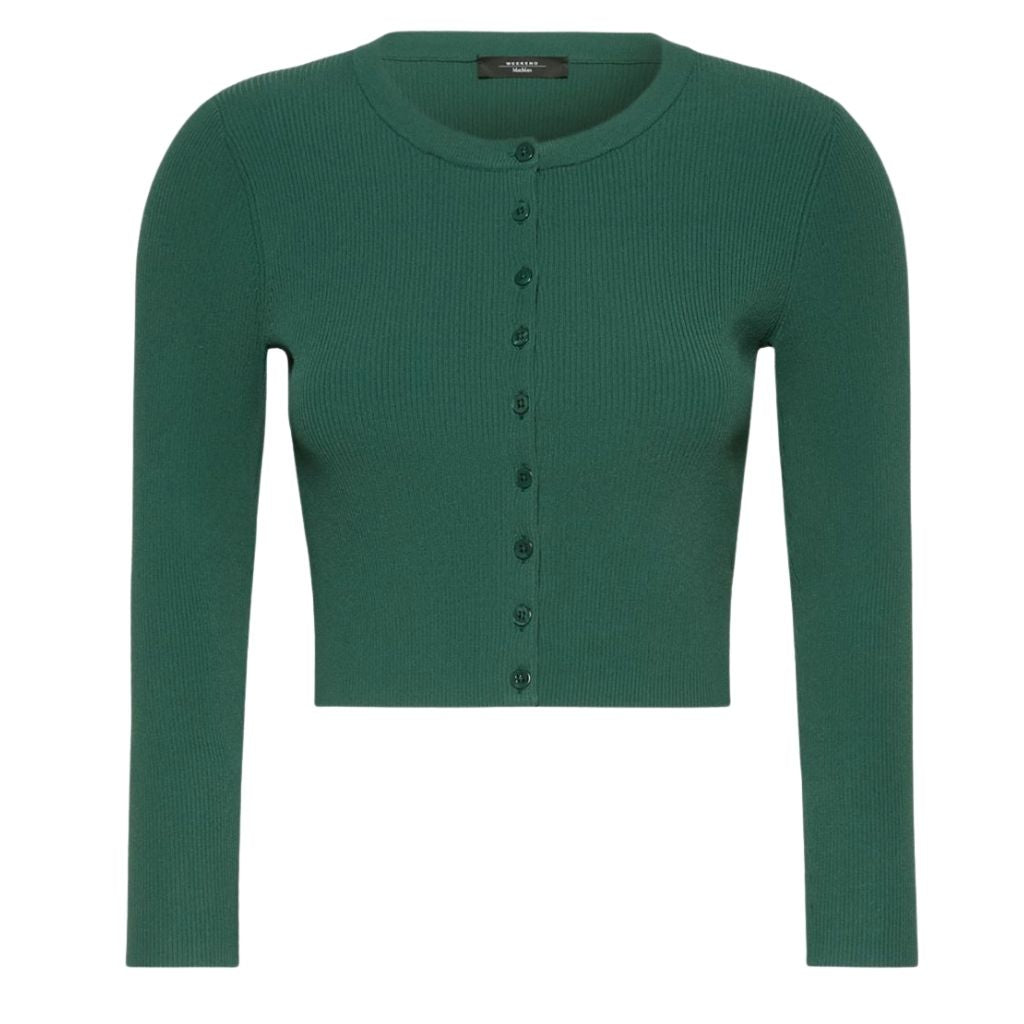 Tennis Fine Rib Knit Viscose Womens Cardigan 2625346011600