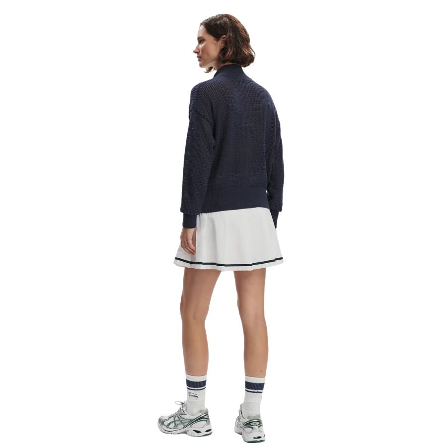 Aurora Half Zip Knit Womens Top VAR01813