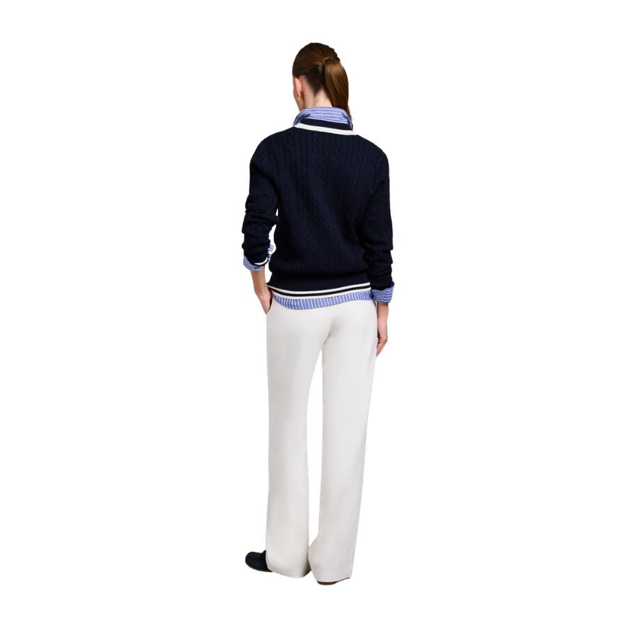 Melissa Womens V Neck Knit
