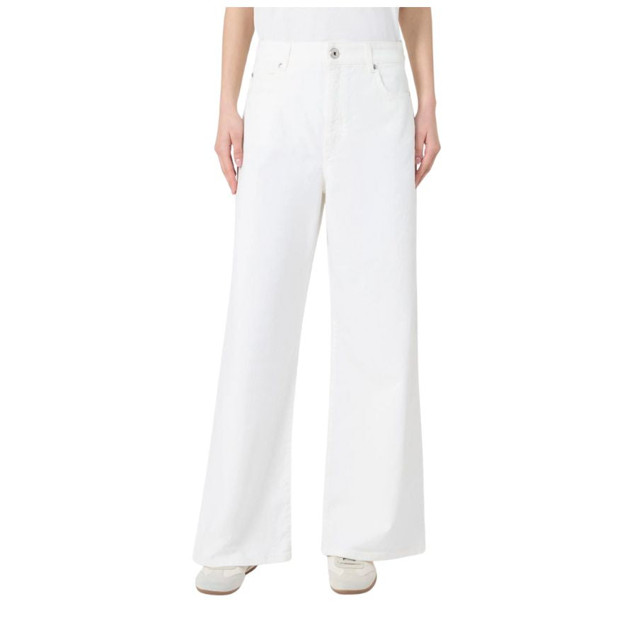 Medina Cotton Drill Wide Leg Womens Trousers 2615131051600