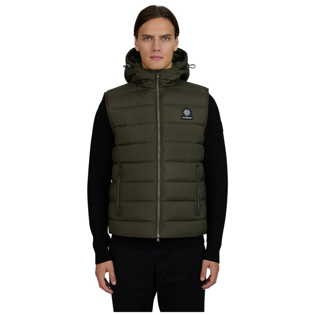 Frontier Hooded Mens Puffer Gilet M36