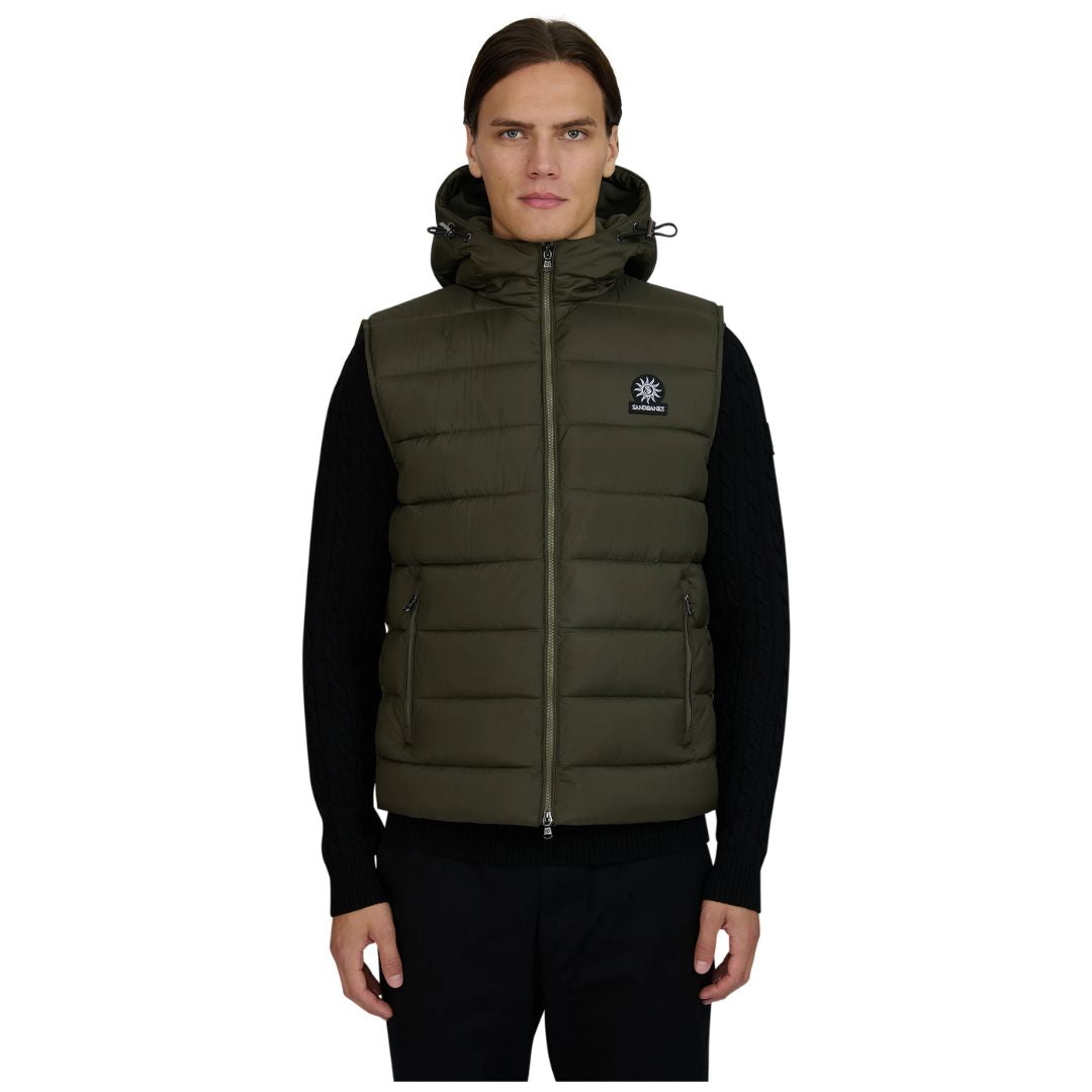 Frontier Hooded Mens Puffer Gilet M36