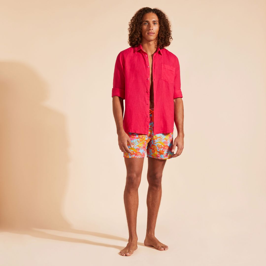 Caroubis Linen Long Sleeve Shirt CRSH9U10