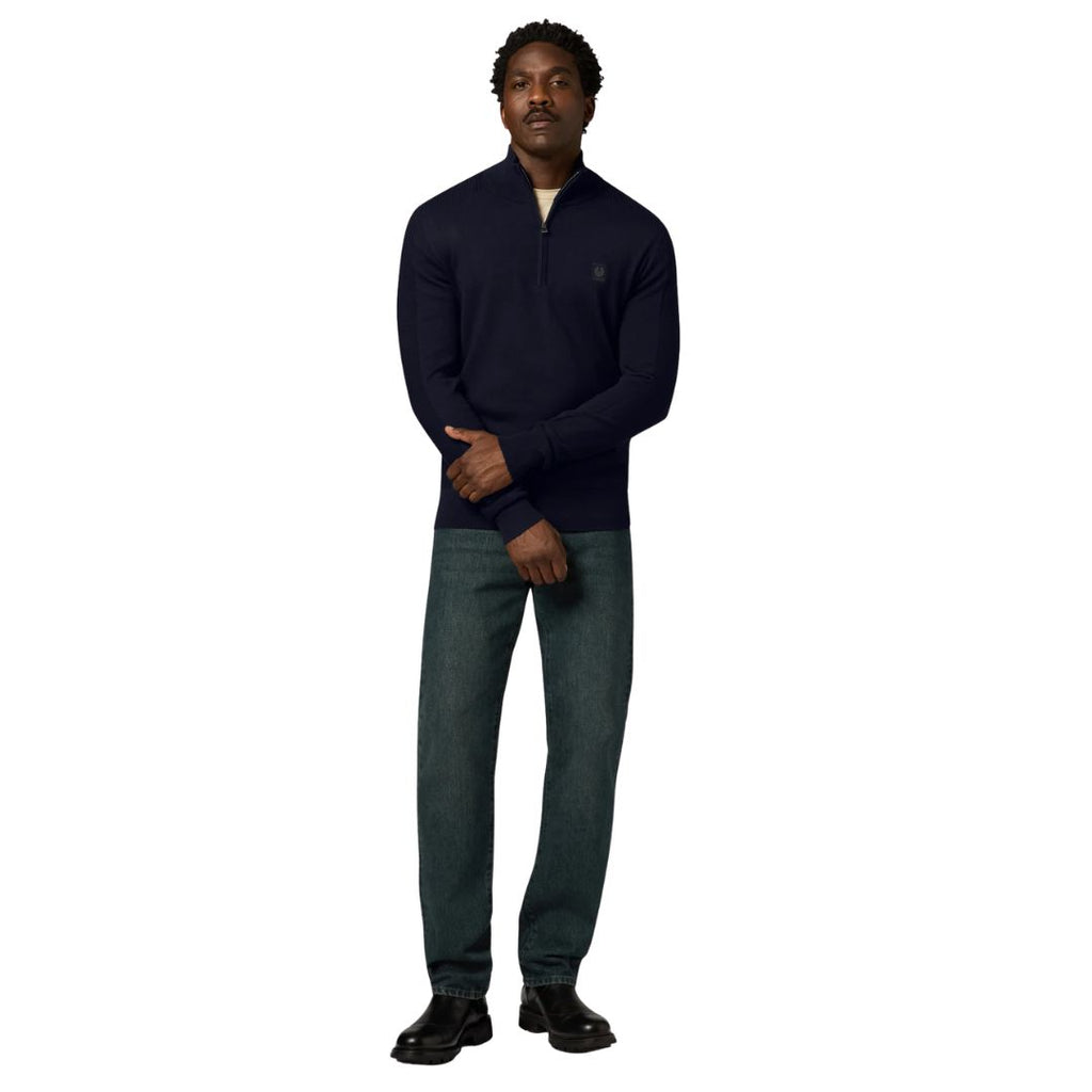 Golden Merino Mens Quarter Zip Jumper 106453