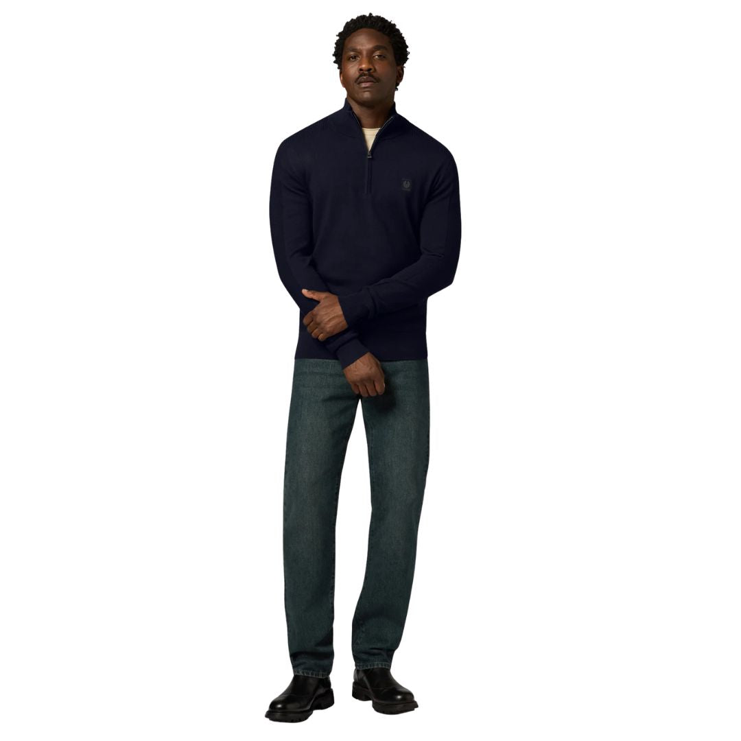 Golden Merino Mens Quarter Zip Jumper 106453