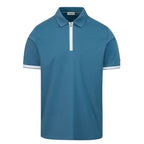 Silicone Zip Mens Polo Shirt MBP10