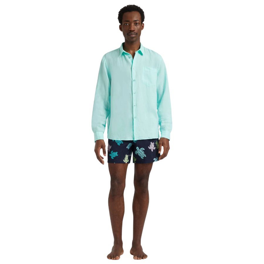 Caroubis Mens Linen Shirt CRSE3U01