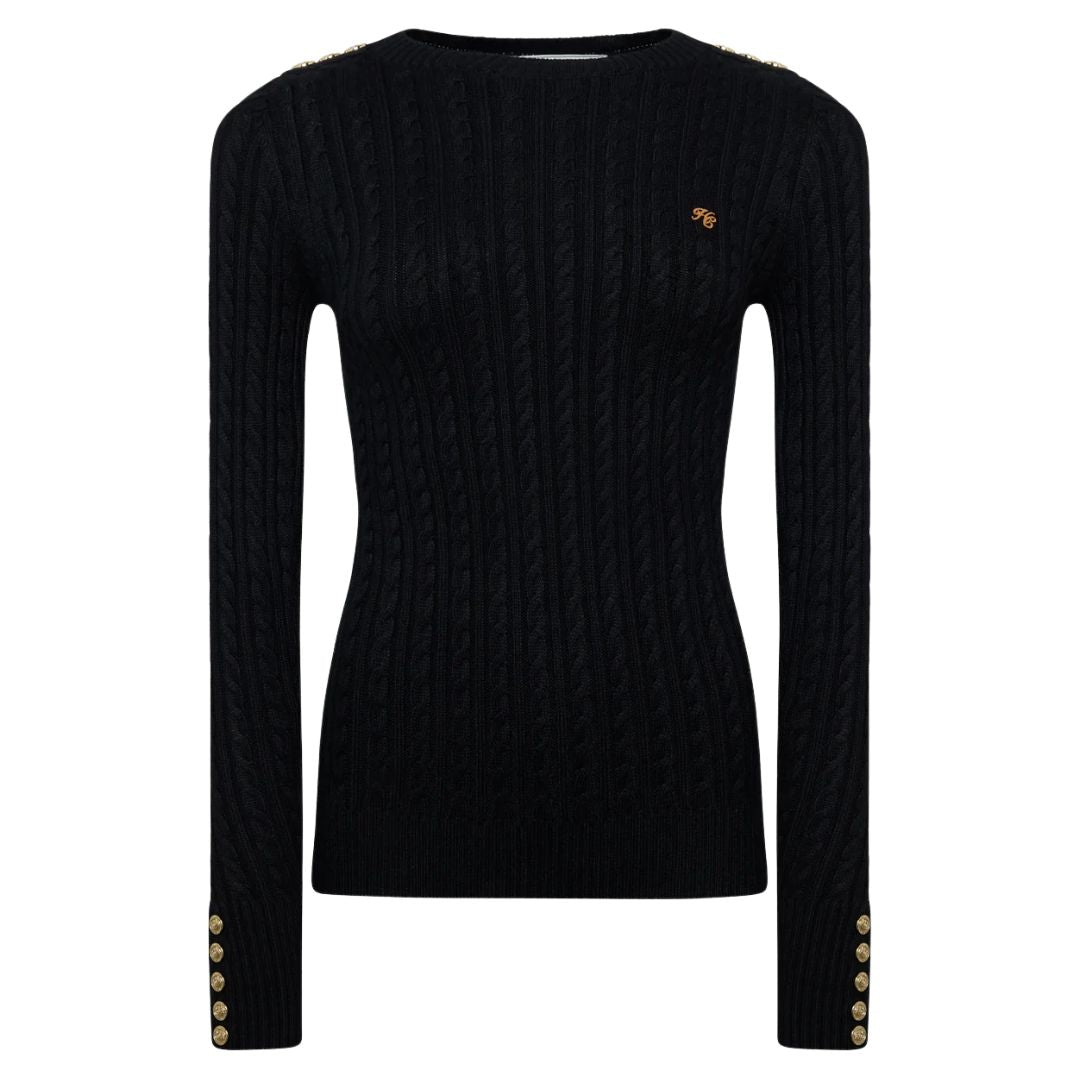 Seattle Cable Crew Neck Womens Jumper