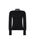 Crystal High Neck Knit
