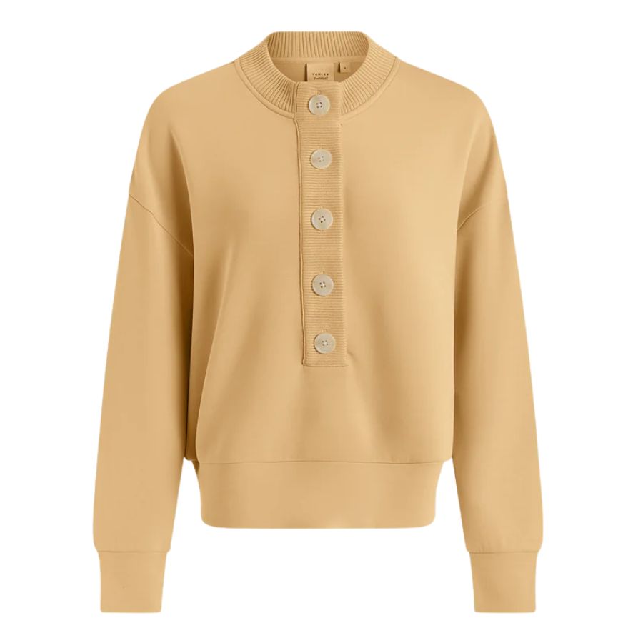 Reena Button Front Womens Sweatshirt VAR03387