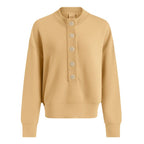Reena Button Front Womens Sweatshirt VAR03387