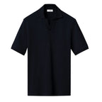 Waffle Open Collar Mens Polo Shirt 100014580