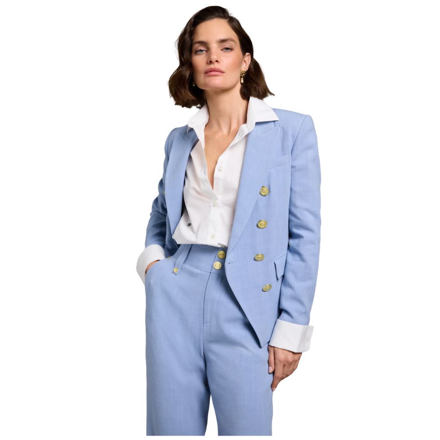 Knightsbridge Womens Linen Blazer