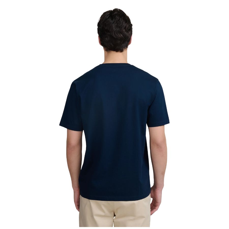 V-Neck Badge Logo Mens T-Shirt MBT29