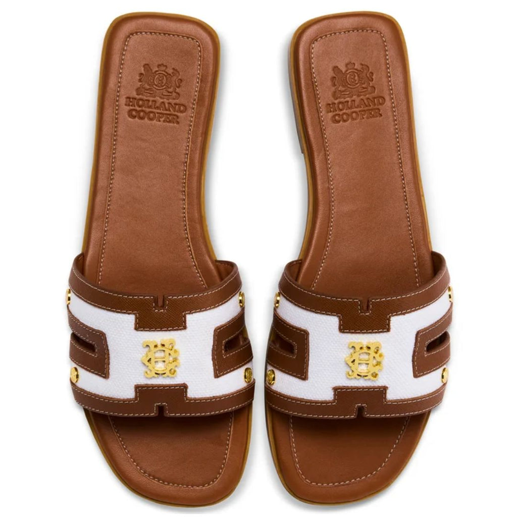 Heraldic Monogram Womens Slides