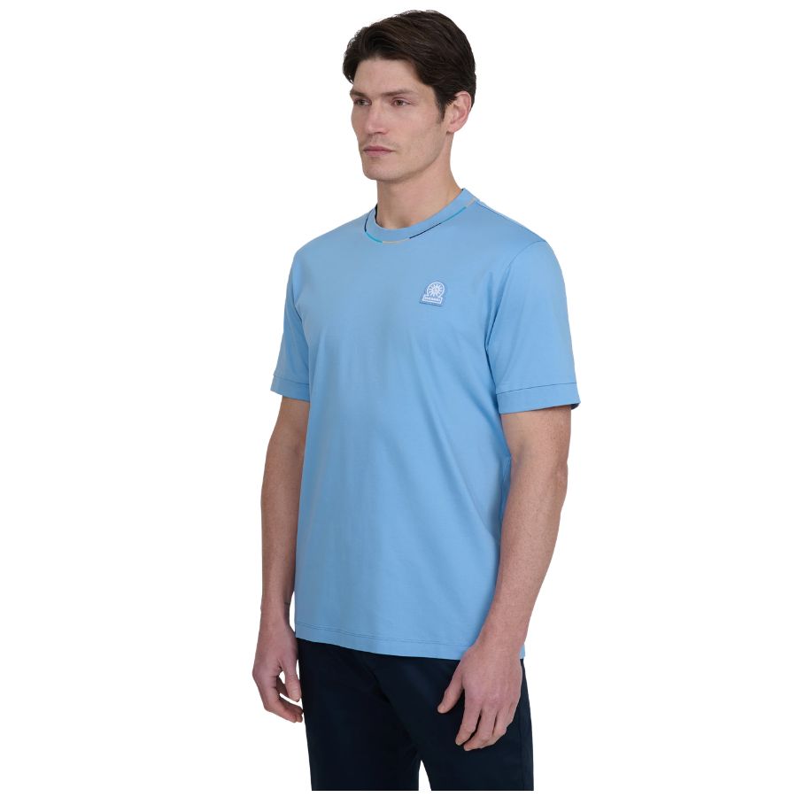 Tri-Colour Neck Mens T-Shirt MGT47