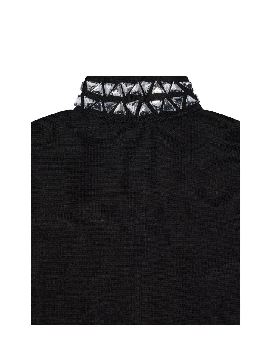 Crystal High Neck Knit