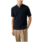 Waffle Open Collar Mens Polo Shirt 100014580