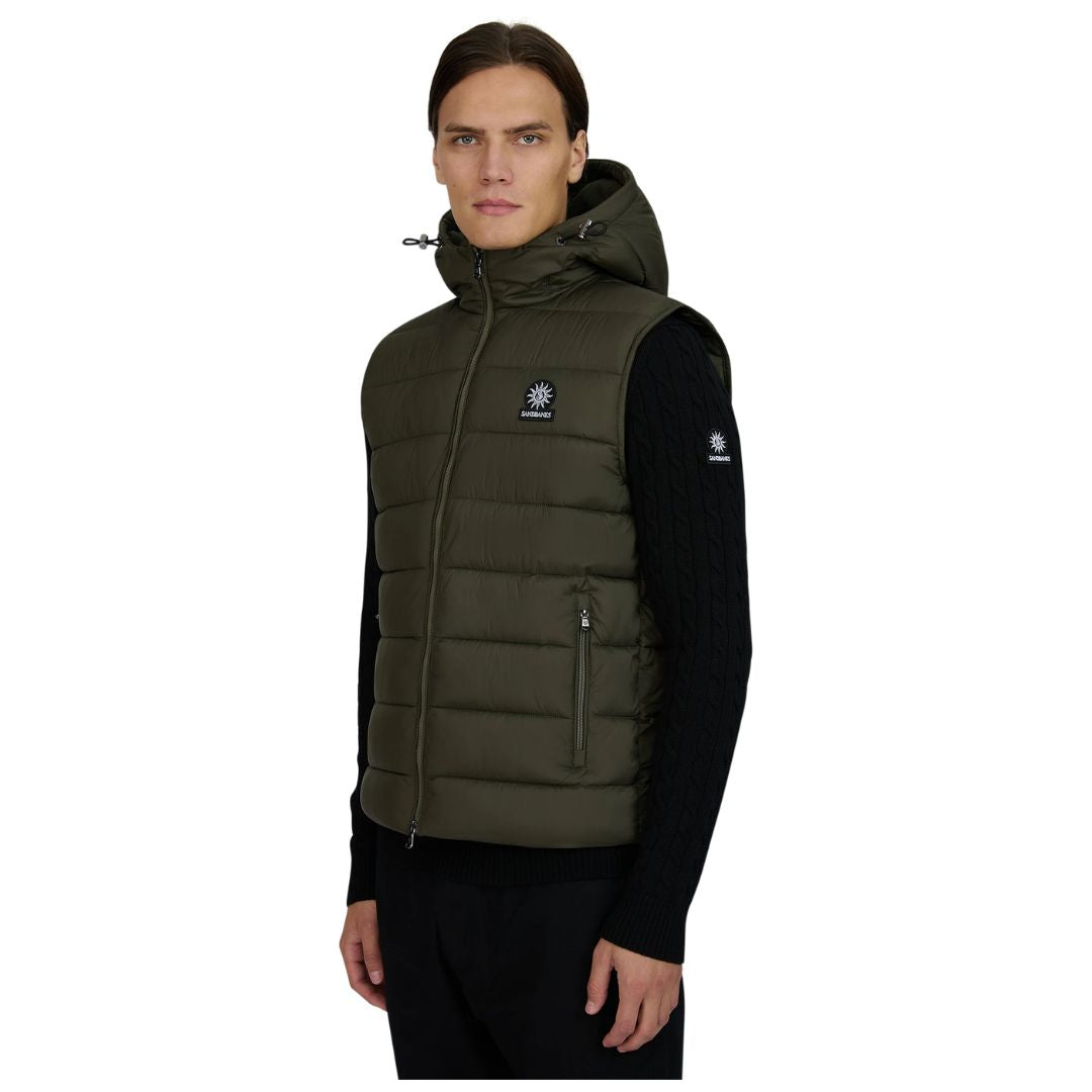 Frontier Hooded Mens Puffer Gilet M36