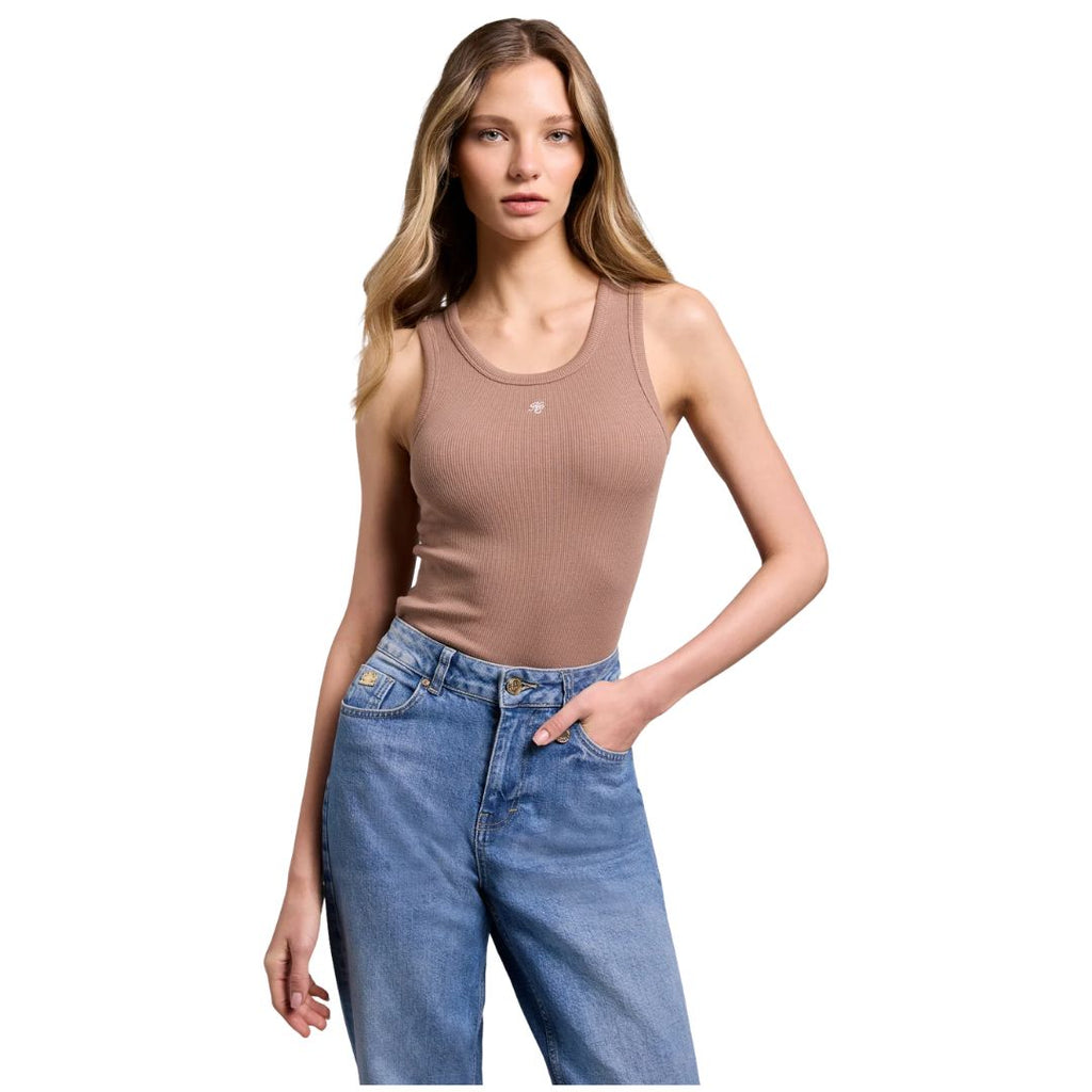 Rebecca Womens Rib Tank Top