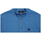 Mens Quarter Zip Cotton Fleece Sweatshirt 103001